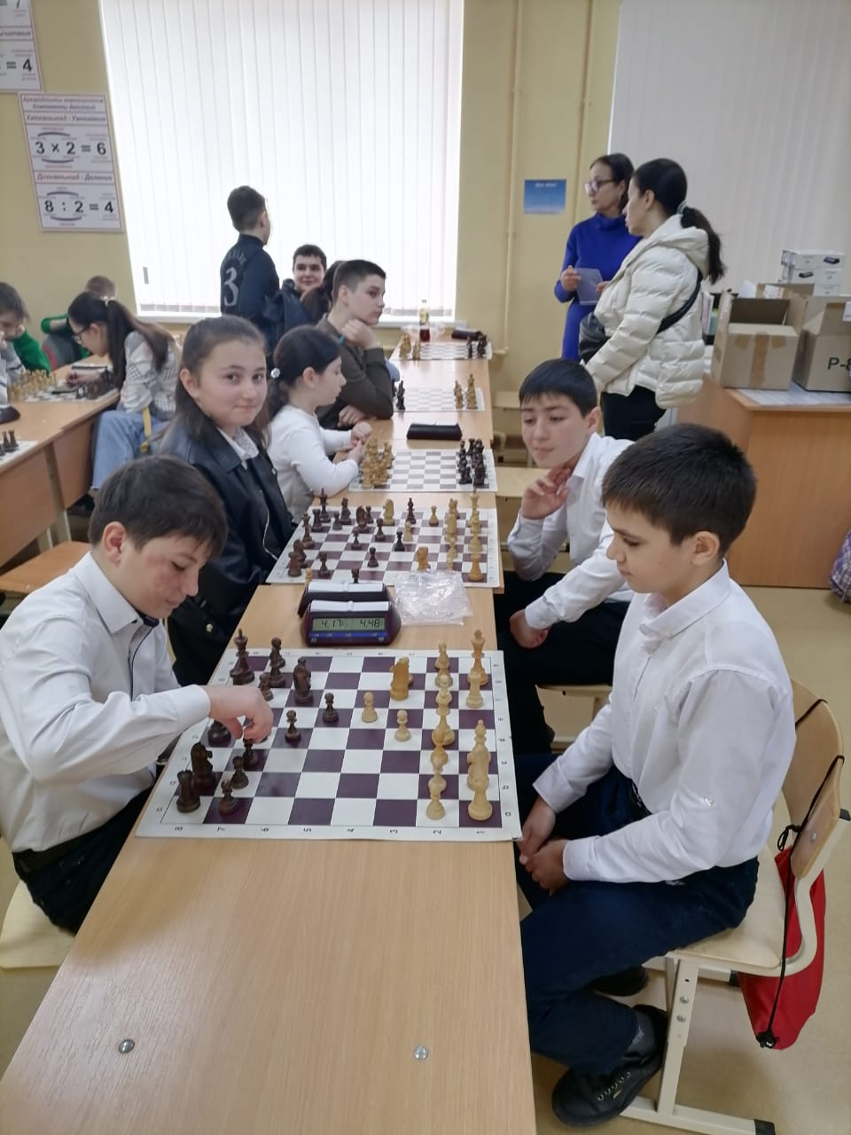 Муниципальные соревнования по шахматам 